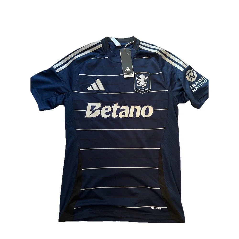 adidas Aston Villa Navy Blue & White Men's Jersey
